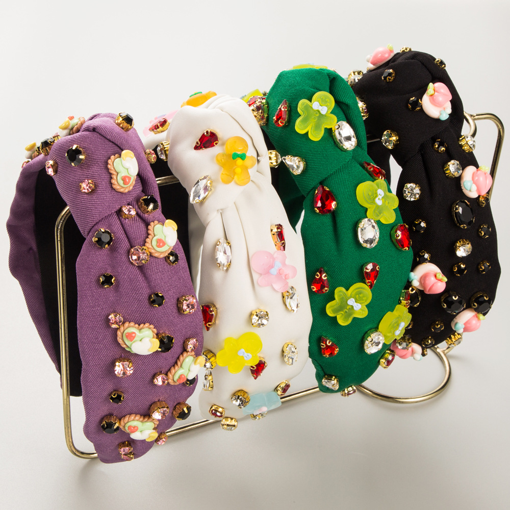 Men Accessories Wedding - ที่คาดผมรูปคนขนมปังขิงแบบใหม่ขายดี ประดับเพชรทรงหัวสูง ดีไซน์หรูหรา เหมาะสำหรับงานปาร์ตี้