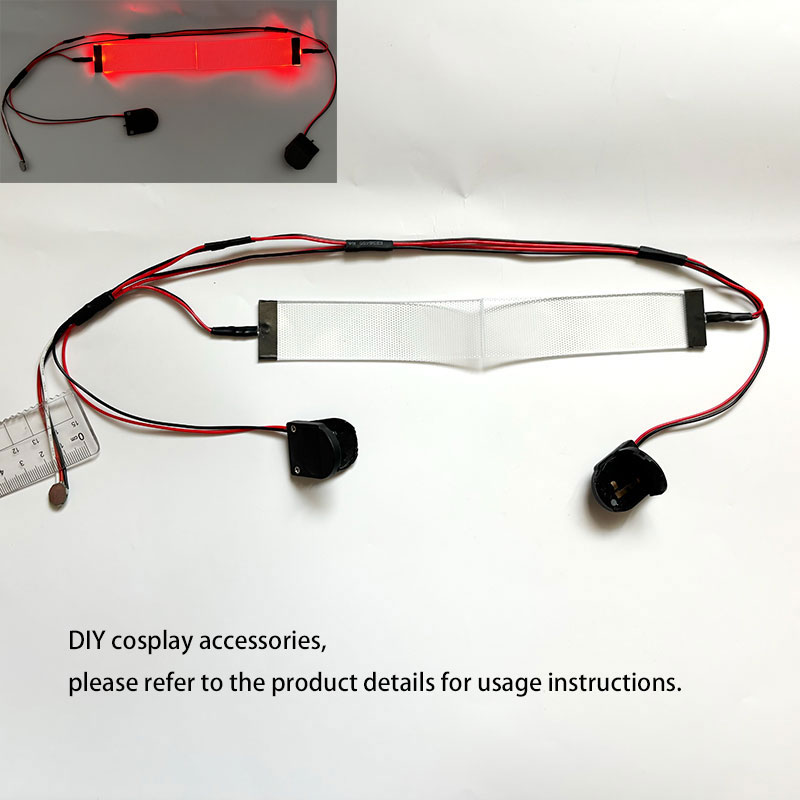Men Accessories Combo - สีแดงยืดหยุ่น Bendable DIY LED Eyes ชุดคอสเพลย์สําหรับ