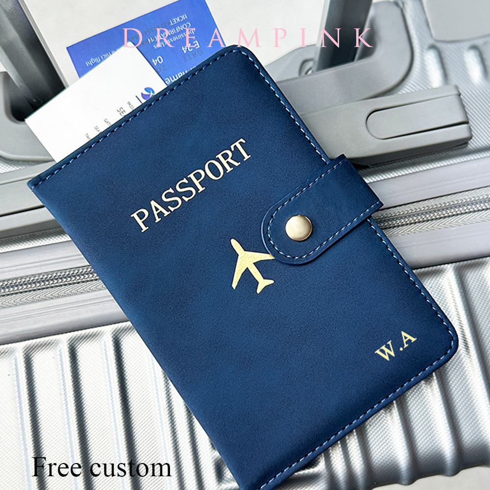 Men Accessories Name - กระเป๋าใส่พาสปอร์ตแบบส่วนตัว ปักชื่อได้ หรูหรา สำหรับผู้ชายและผู้หญิง ของขวัญสุดพิเศษ พร้อมอุปกรณ์เสริมสำหรับการเดินทาง