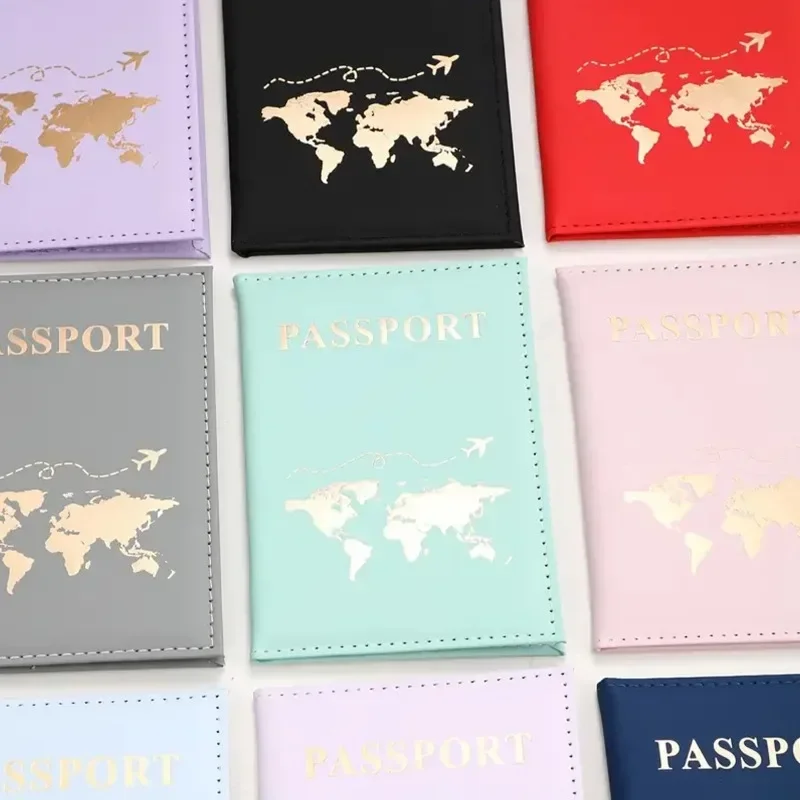 Men'S Accessories Travel Bag - หนังสือเดินทางกระเป๋ากันน้ําสําหรับผู้หญิงผู้ชาย Pu Leathaer แฟชั่นผู้ถือหนังสือเดินทางท่องเที่ยวกรณี ID นามบัตร