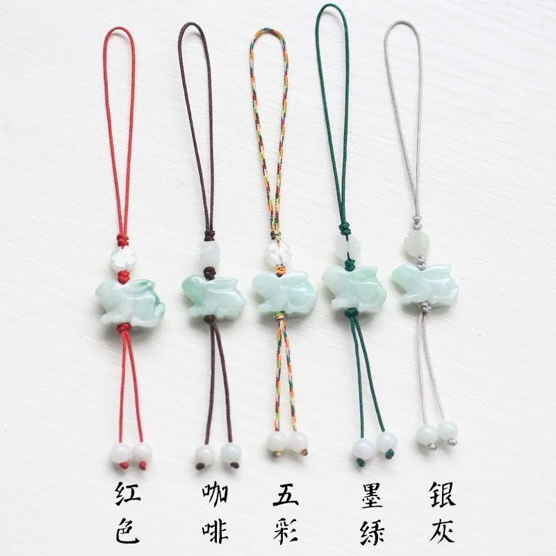 Men Accessories Hand - การปรับแต่ง Emerald จีนกระต่าย DIY โทรศัพท์ Key