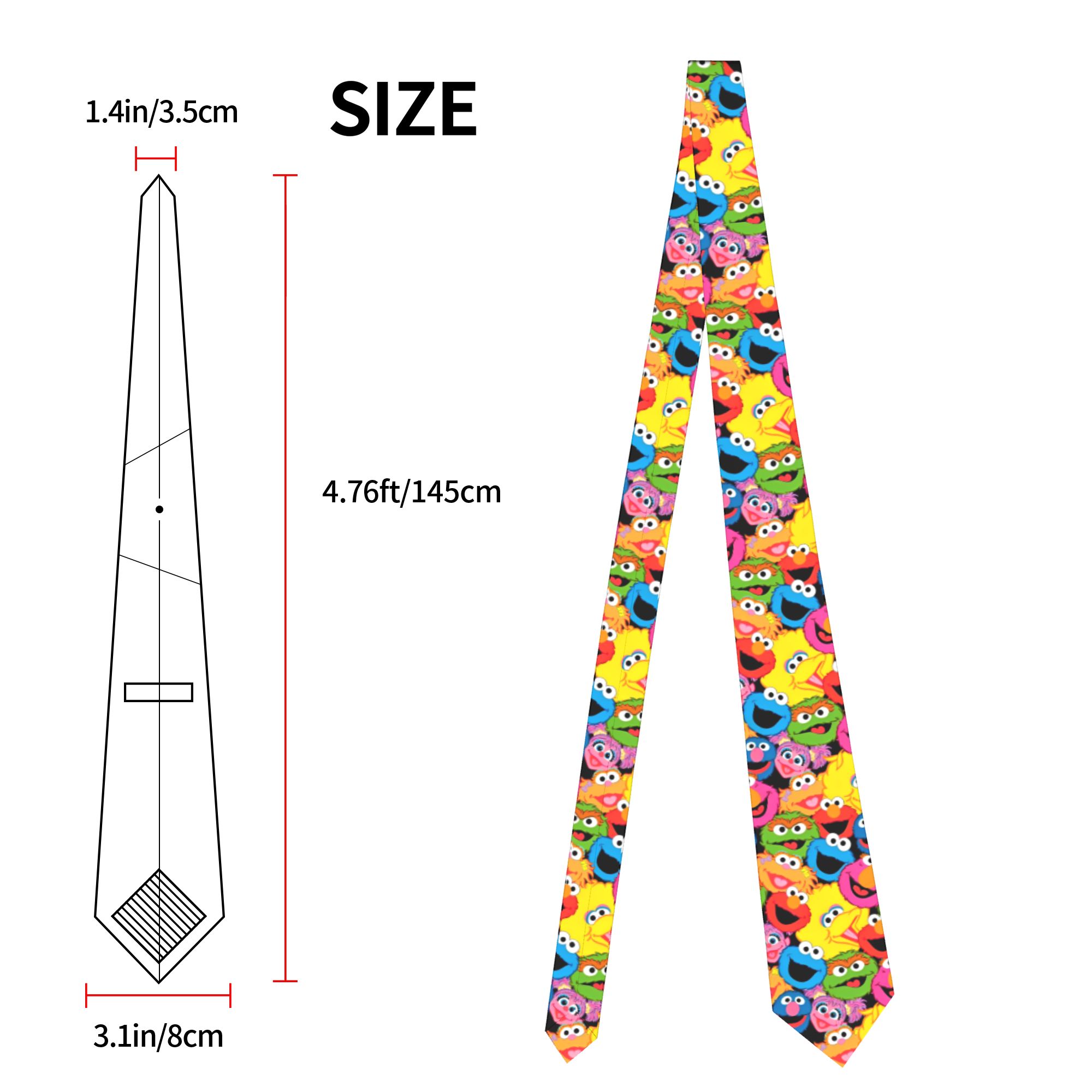 เนคไทลายการ์ตูน Sesames Street - Men Accessories Wedding บทวิจารณ์และราคา