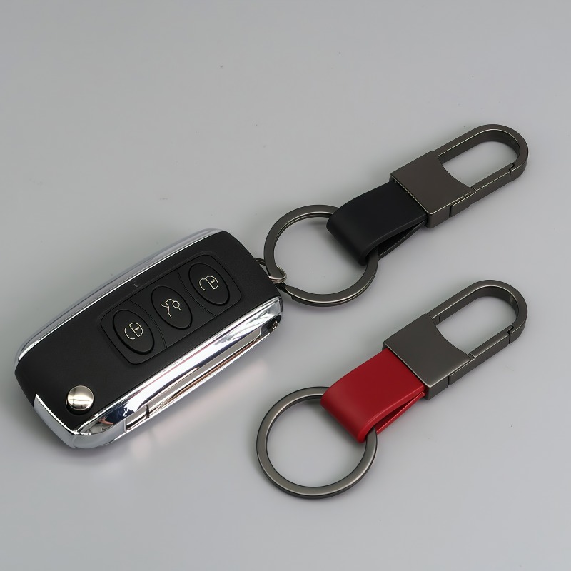 แฟชั่นพวงกุญแจหนังโลโก้ที่กําห - Men Accessories Name บทวิจารณ์และราคา