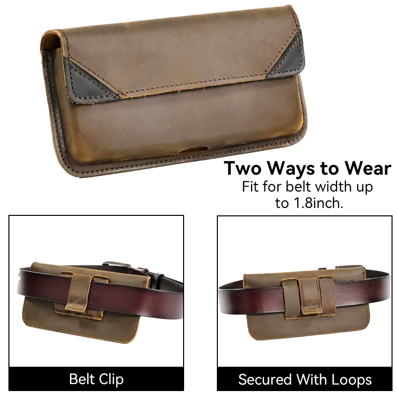 กระเป๋าคาดเอวหนังแท้สำหรับผู้ช - Men Accessories Pack บทวิจารณ์และราคา