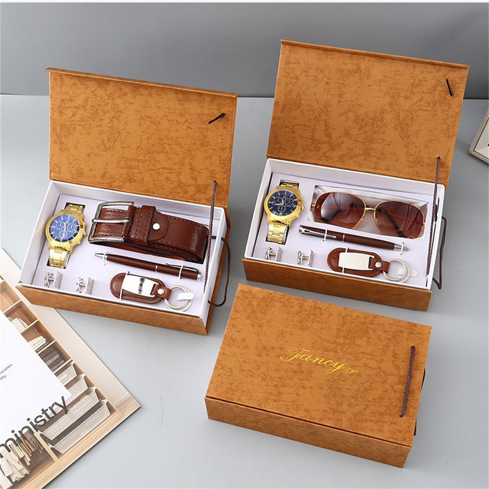 ใหม่นาฬิกาผู้ชายชุดของขวัญกล่อ - Cufflink Box Set บทวิจารณ์และราคา