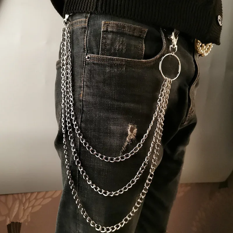 เข็มขัดโลหะแบบโซ่สไตล์พังก์ พร - Men'S Accessories Wallet บทวิจารณ์และราคา