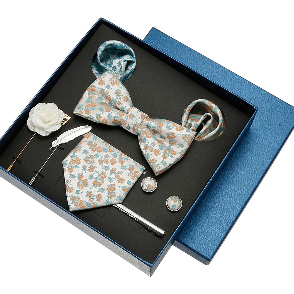 ชุดผ้าเช็ดหน้าผ้าไหมสุดหรูชุดใ - Cufflink Box Set บทวิจารณ์และราคา