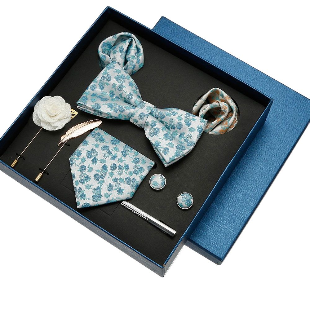 ชุดผ้าเช็ดหน้าผ้าไหมสุดหรูชุดใ - Cufflink Box Set บทวิจารณ์และราคา