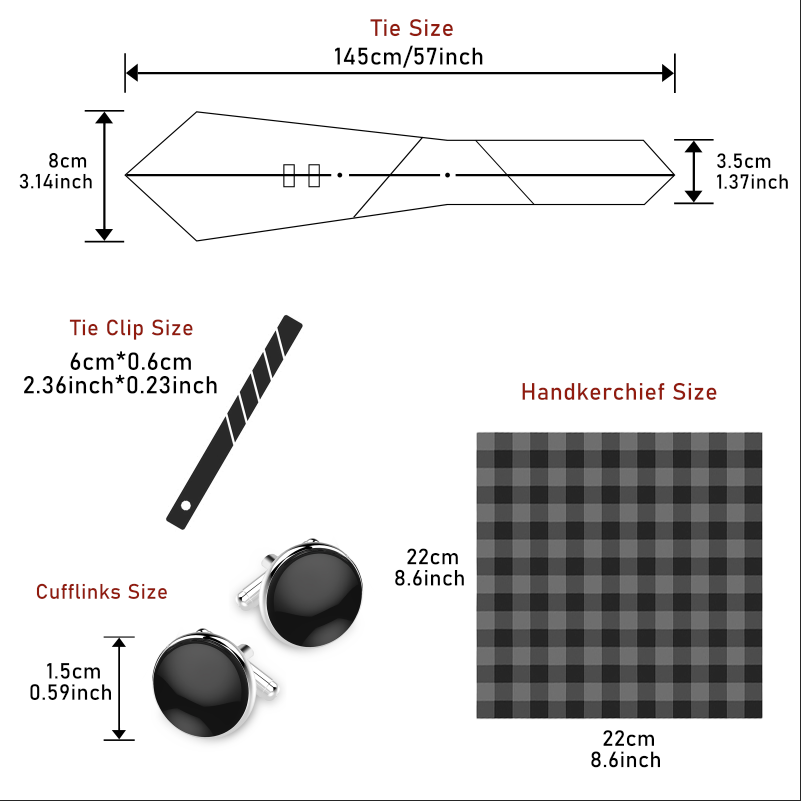 ชุดเซ็ต 4 ชิ้น ประกอบด้วยเนคไท - Cufflink Box Set บทวิจารณ์และราคา