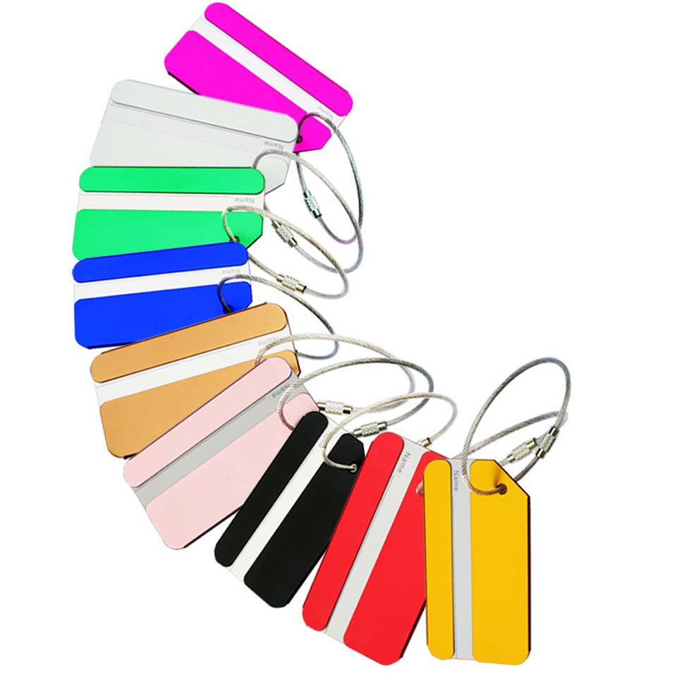 6 ชิ้น ป้ายชื่อกระเป๋าเดินทาง  - Men Accessories Name บทวิจารณ์และราคา