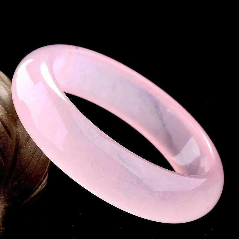 ของแท้หยกสีชมพูกำไลข้อมือสร้อย - Men Accessories Hand บทวิจารณ์และราคา