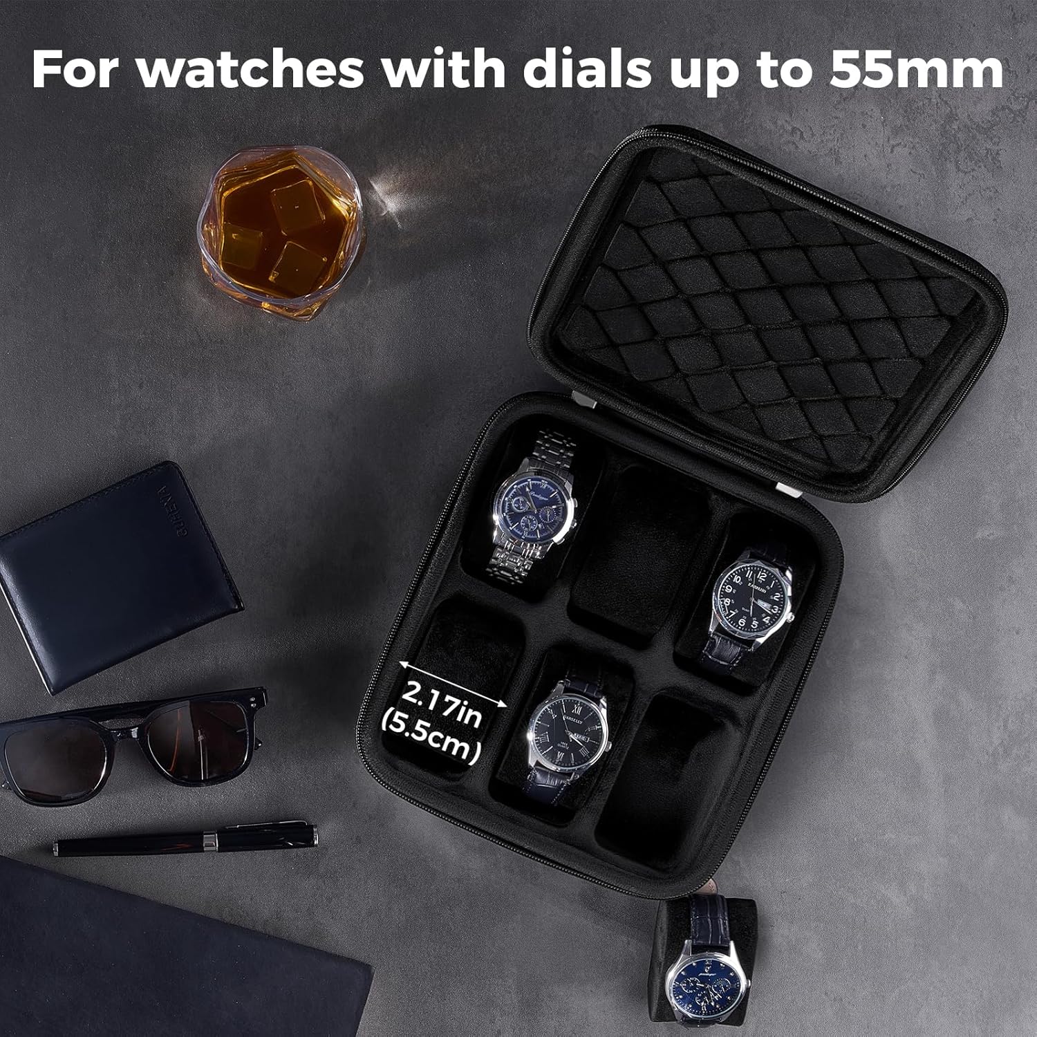 กระเป๋าใส่นาฬิกาสำหรับเดินทาง  - Men'S Accessories Travel Bag บทวิจารณ์และราคา