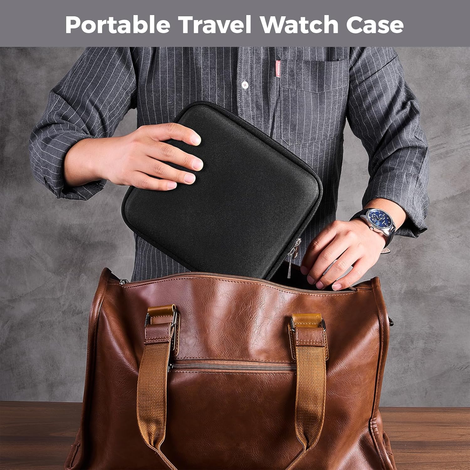 กระเป๋าใส่นาฬิกาสำหรับเดินทาง  - Men'S Accessories Travel Bag บทวิจารณ์และราคา
