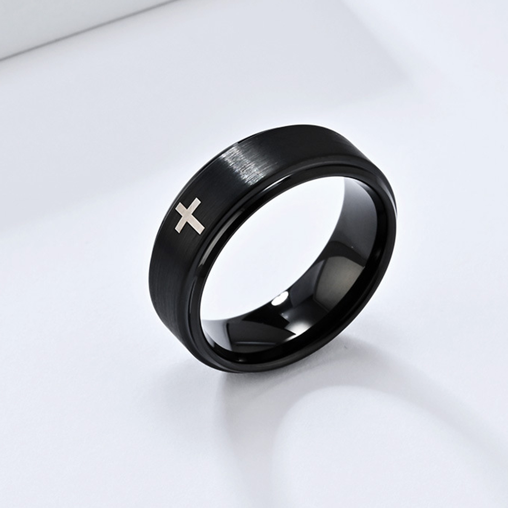 เรโทรไทเทเนียมเหล็กคริสเตียนพร - Men Accessories Wedding บทวิจารณ์และราคา
