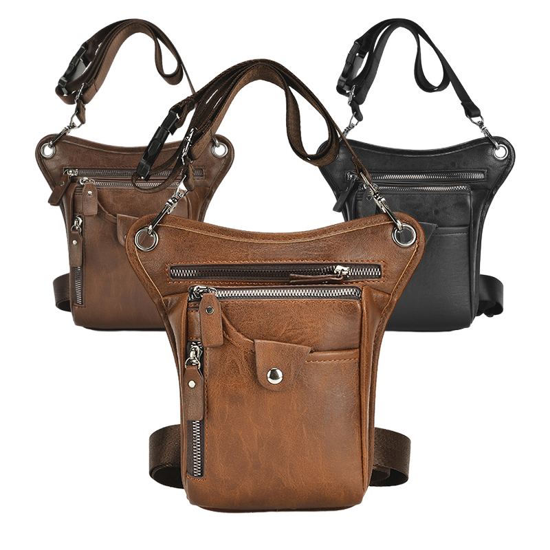 Vintage Pu หนังเอว Pack กระเป๋ - Men Accessories Pack บทวิจารณ์และราคา
