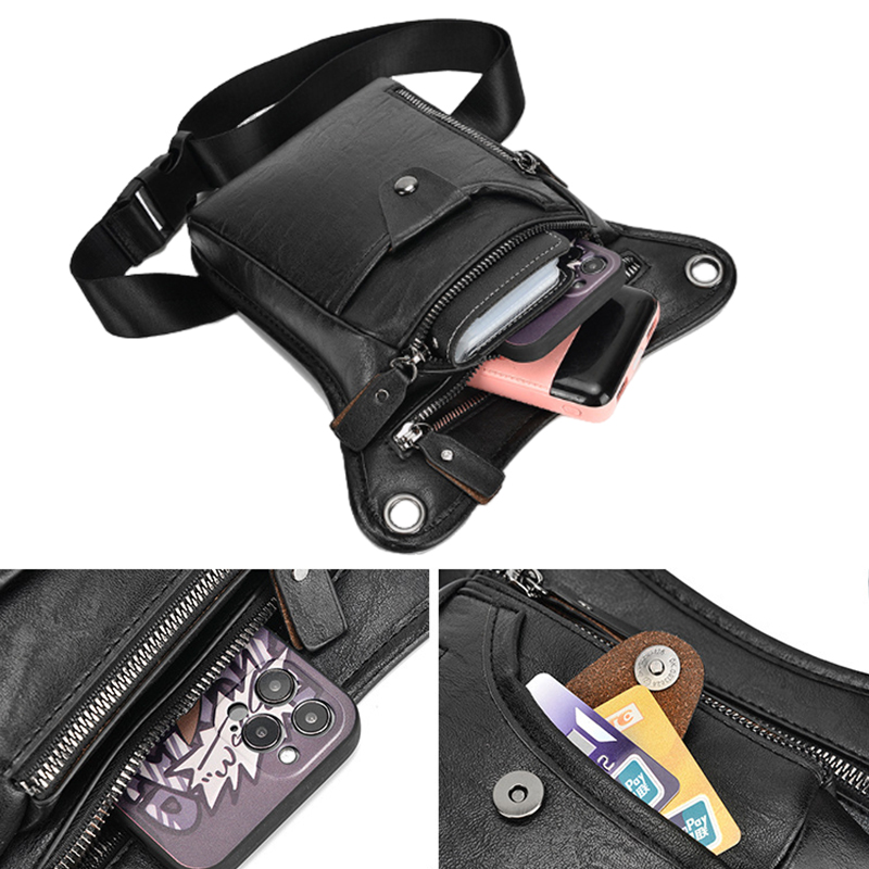 Vintage Pu หนังเอว Pack กระเป๋ - Men Accessories Pack บทวิจารณ์และราคา