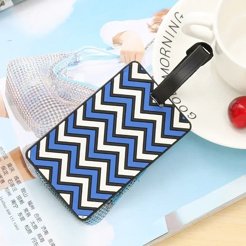 เรขาคณิตแท็กกระเป๋าเดินทางสําห - Men Accessories Name บทวิจารณ์และราคา