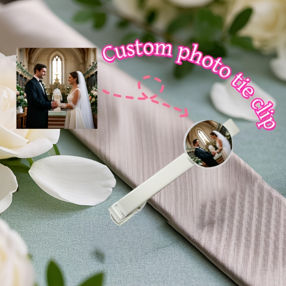 คลิปหนีบเนคไทสลักข้อความตามสั่ - Men Accessories Wedding บทวิจารณ์และราคา